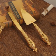 new Cake Pizza Knife Shovel Buffet Western Bread Knife Restaurant Banquet Cake  Shovel Two-piece Set