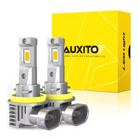 2Pcs AUXITO H11 H8 LED Headlight Canbus 6500K 3000K H9 H11 LED Head Fog Light Bulb For Toyota Ford V