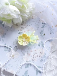 粉黃色 漸變系列 和風花髮夾 髮飾 兒童頭飾