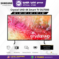 Samsung DU7000 43 50 55 65 75 85 4K UHD Smart LED TV CU7000 With Crystal Processor 4K|Purcolor|Q-Sym