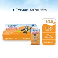 [Voucher 15%] Sữa Trái Cây Hương Cam TH True Milk Mistori 110ml
