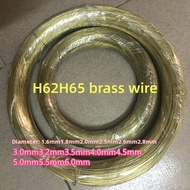 diameter 1.6/1.8/2.0/3/4//6mm  H62H65 brass wire environmentally friendly brass wire  large diameter