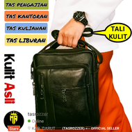 Tas kitab kulit super | tas santri | tas tempat kitab muat 3 kitab besar