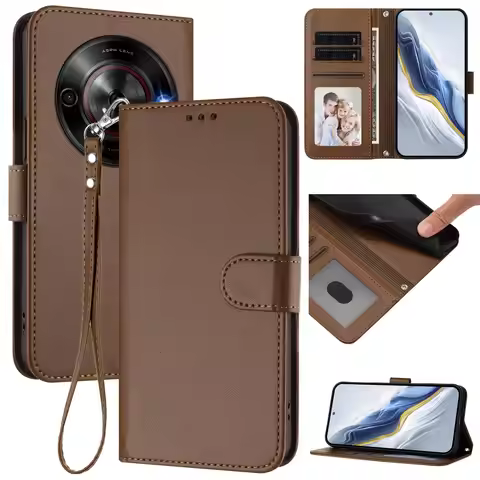 Magnetic Wallet Flip Leather Case For ZTE Blade A55 A73 A75 A76 4g 5g A52 Lte A53 Pro A35E A35 Plus 