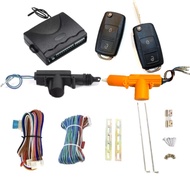 AUTO K ONE   ชุดเซ็นทรัลล็อครถยนต์พร้อมกุญแจรีโมท2ตัว สำหรับรถยนต์ 2 ประตู ใช้ได้กับทุกรุ่น(ที่ร่องก