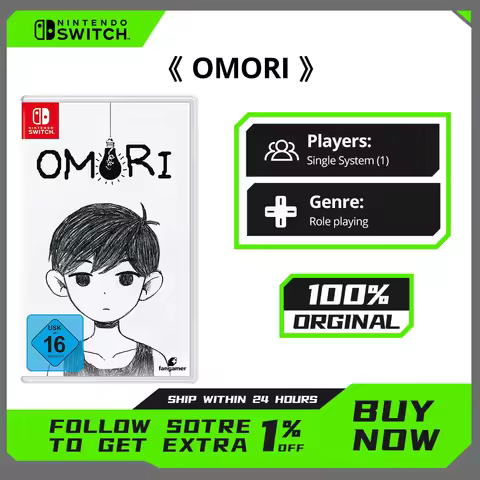 OMORI Nintendo Switch Game Deals 100% Official Original Physical Game Card RPG Adventure Genre for S