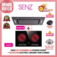 SENZ Electric Cooker Dapur with SZ-RC220 Asap Invisible Multi Hood Package 隐藏式油烟机