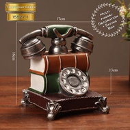 RETRO STYLE TELEPHONE HOME DECORATION HIASAN RUMAH TELEPHONE DERING PAJANGAN TELEPHONE JADUL - Elvoi