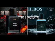 BELI 1 DAPATNYA 2 PARFUM MURAH MERIAH R0Y4L BL4CK 0PIUM X JUSTM1NE B0S III WANGI TAHAN LAMA EDP 30ML