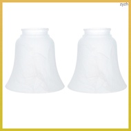 2 Pcs Lampshade Ceiling Fans Pendant Glass Modern Bell Shades Retro Decor  zhiyuanzh