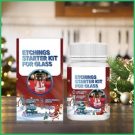 Etching Cream Kit for Glass Glass Etch Start Art Cream Kit for Design Craft Materials for Beginners 