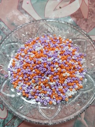 Mote manik manik pasir mix warna ukuran 8/o Berat 10 gr