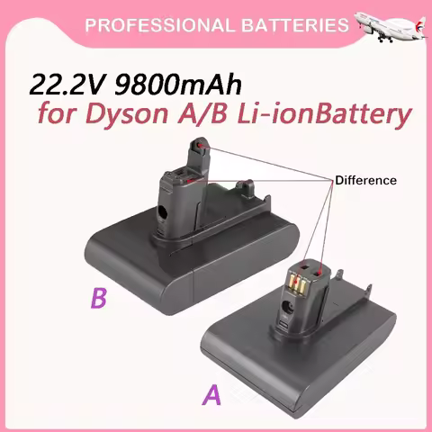 2025 New for Dyson 22.2V 9800mAh Type A/B Li-ion Vacuum Battery for Dyson DC35, DC45 DC31 DC34 DC44 