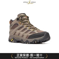 (日本平行進口)MERRELL-Merrell（男士）行山鞋高切山靴摩押3综合中戈尔-泰克斯阔500639W合桃木高切