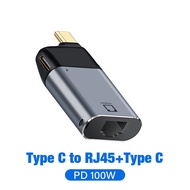 USB Type C To HDMI/VGA/DisplayPort/Mini Display Port/RJ45 With Charger Port 8K Adapter For Phone Lap