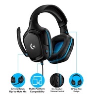 LOGITECH G431 7.1  SURROUND SOUND WIRED GAMING HEADSET (FULL WARRANTY BY LOGITECH MALAYSIA)