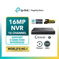 TP-Link 16MP CCTV 16 Channel NVR ( 16CH IP Network CCTV Video Recorder ) VIGI NVR2016H Support 2 SAT