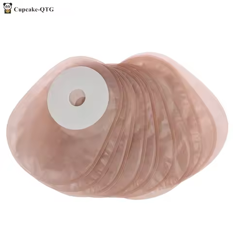 10PCS One-piece System Portable Colostomy Bags Disposable Ostomy Drainable Single Pouch Stoma Care B