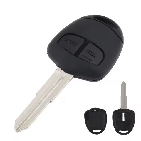 Key Case 2 Button Car Remote Key Shell Case with MIT8 Blade Fit for Mitsubishi Grandis Outlander Lan