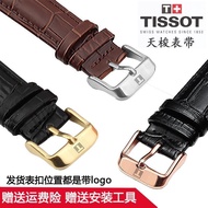2024 High quality✗✓❡ 蔡-电子1 Tissot Le Locle leather watch strap men's original model Kutu Duluer Carson 1853 women's butterfly buckle 23 24