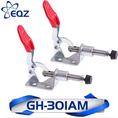 GH-301AM 45Kg Toggle Clamp Quick Release Pull Action Vertical/Horizontal Type Clamps Hand Tool for W