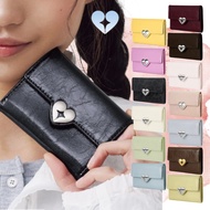 [FENNEC] Hearty Flap Card Holder Women Leather Korean Style 16 Colors Dompet Wanita