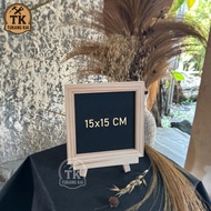 Minimalist Wooden Photo Frame Size 15x15 cm + Standing Template Photo Frame