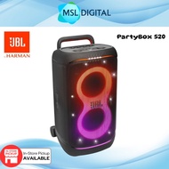 JBL PartyBox 520 Portable Battery-Powered Party Speaker with Powerful & Loud Sound