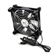 140mm USB Computer Cooling Fan 5V Portable Quiet Fan with 3 Adjustable Speeds 2800RPM High Performan