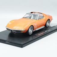 KK 1:18 for Corvette C3 1972 Convertible Alloy Car Model Decoration