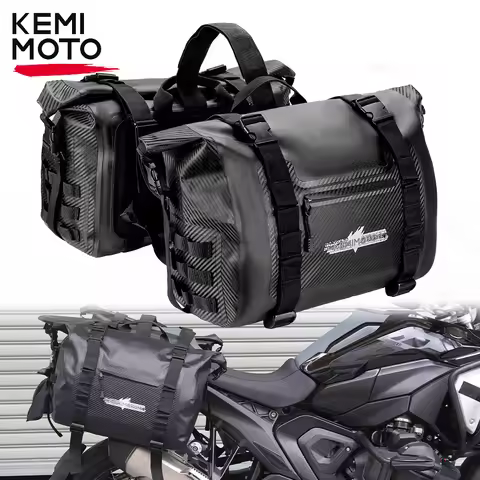 Motorcycle Saddlebag 2Pcs 25L PVC Waterproof Side Saddle Bags For BMW R1250GS R1200GS F850GS F750GS