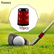 [AbabixaMY] 10Pcs Golf Ferrules Taper Tip Adapter Red Golf Club Repair Parts Portable