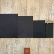 BLACK refill paper for A6/ A5/ B5/ A4 notebooks