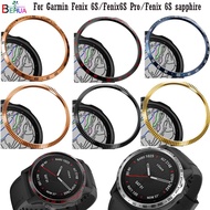 Steel Watch Bezel Ring Styling Case For Garmin Fenix 6S / 6S Pro / Fenix 6S Sapphire Adhesive Protective Cover