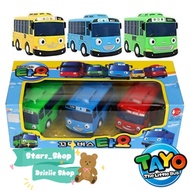 Mainan Tayo The Little Bus Wind Up Car Set 3pcs Original /Mainan Mobil