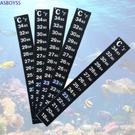 ASBOYSS Thermometer Enlarge Font Clearly Display Tools for Aquarium Fridge Convenient Use Temperature Measurement Stickers