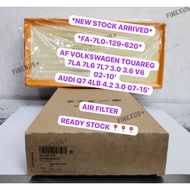 VOLKSWAGEN TOUAREG 3.0, 3.6 (V6) 2002 - 2010 YEAR, AUDI Q7 3.0, 4.2 2007 - 2015 YEAR AIR FILTER (1PC