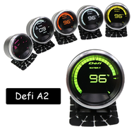 ใหม่ Defi A1เจ็ดสีจอแสดงผล LCD OBD รถวัดอุณหภูมิน้ำ Urbo ความดันน้ำมัน RPM Tachometer Racing เมตร62มม. 2.5นิ้ว