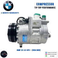 6 Month Warranty BMW X5 3.0 Car Aircond Compressor (Oem New)