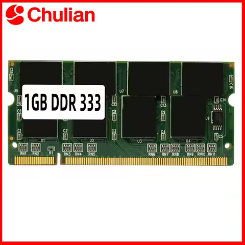 For Notebook Sodimm Memoria Laptop Memory Ram PC2700 DDR 333MHz 200PIN ddr1 For 1GB memory For Intel