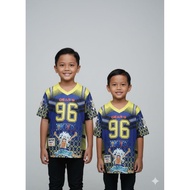 Jersey Only - Kids' Jersey T-Shirt Ages 4-9 Years Latest Trendy one piece Character