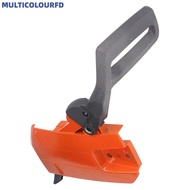 MULTICOLOURFD Chainsaw Cover, ABS and Iron Orange Chainsaw Parts, Side Mounted Easy Installation Com
