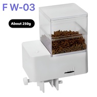 Aquarium automatic fish feeder/intelligent 4-speed fish tank feeder for ornamental fish with large c