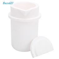 BECS Fused Quartz Crucible, High Purity 1kg Capacity Melting Crucible Cup, High Temperature Resistan