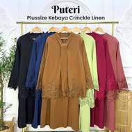 BAJU RAYA PLUS SIZE MURAH VIRAL WOMEN KEBAYA KLASIK LACE IRONLESS PUTERI KEBAYA ( L-655# )