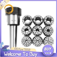 10Pcs ER32 Spring Collets Set 2/4/6/8/10/12/16/18/20mm + MT3 M12 ER32 Collet Chuck Morse Taper Holde