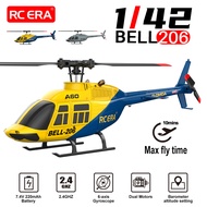 RC ERA A60 4CH Helicopter 1/42 BELL-206 Optical Flow Positioning 120M 6-Axis Gyro RC Plane