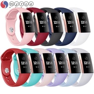 MYROE Watch Band Colorful Sport Soft Silicone for Fitbit Charge 3