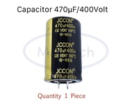 470uF400V คาปาซิเตอร์ 470uf 400V Capacitor 470uF/400V จำนวน 1 ชิ้น ขนาด 30.0x50.0mm