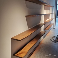 Storage Storage Display Rack Bookshelf Wall Wall Wall Shelf Wall-Mounted Laminate Partition Solid Wo